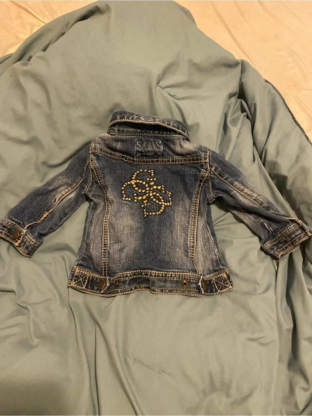 Guess Kids Blue Washed Denim Jacket